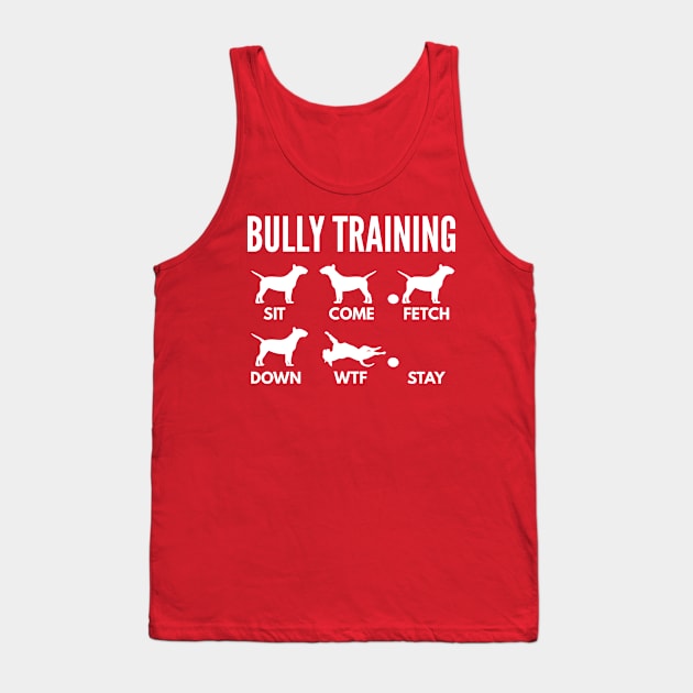 EBT Training Bull Terrier Dog Tricks Tank Top by DoggyStyles